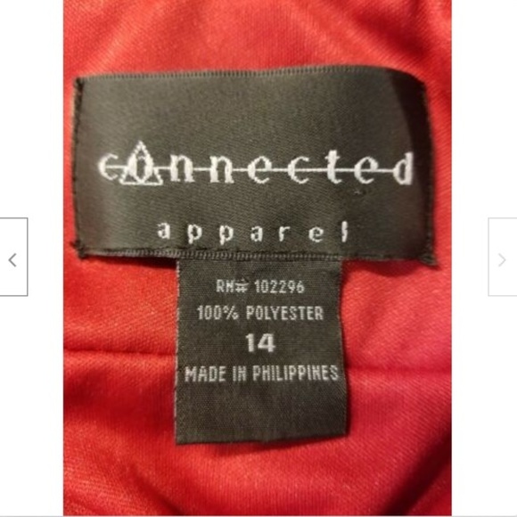 Connected Ladies Sexy Red & White Halter Dress - Picture 5 of 5